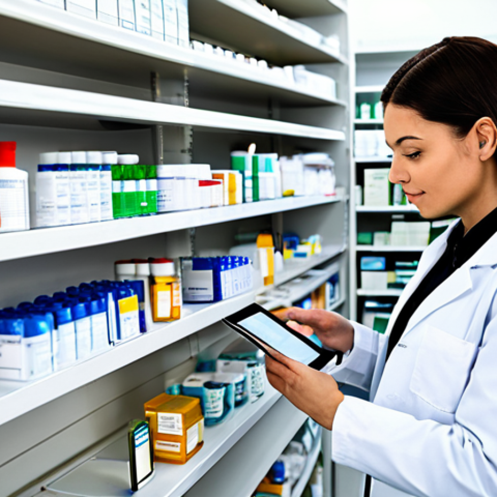 약사들에게 필요한 비즈니스 스킬 - Pharmacy Inventory Management**

"Pharmacy shelves neatly organized with various medications, a phar...