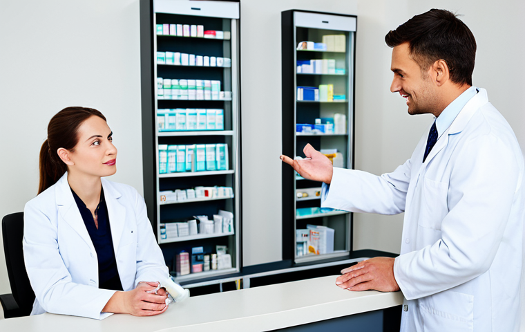 약사들에게 필요한 비즈니스 스킬 - Pharmacy Inventory Management**

"Pharmacy shelves neatly organized with various medications, a phar...