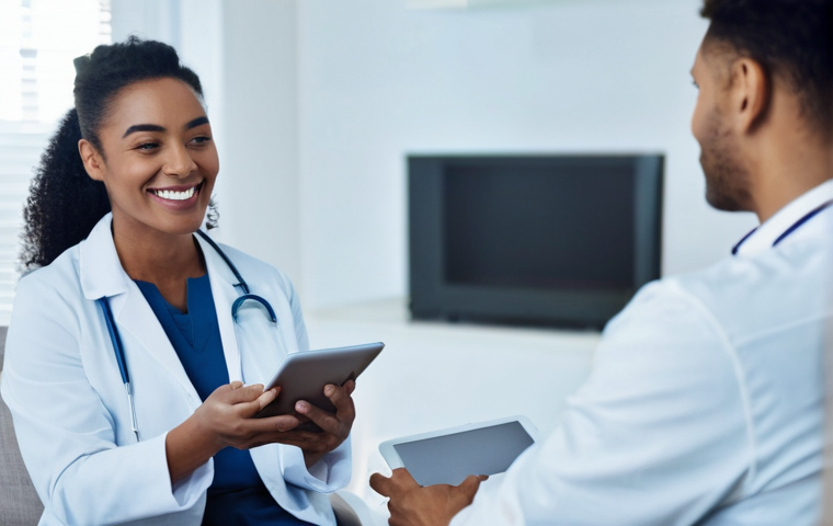 약사 조제 오류 방지 시스템 - **Prompt 2: AI-Powered Clinical Decision Support**
    "A close-up, dynamic scene of a female pharma...