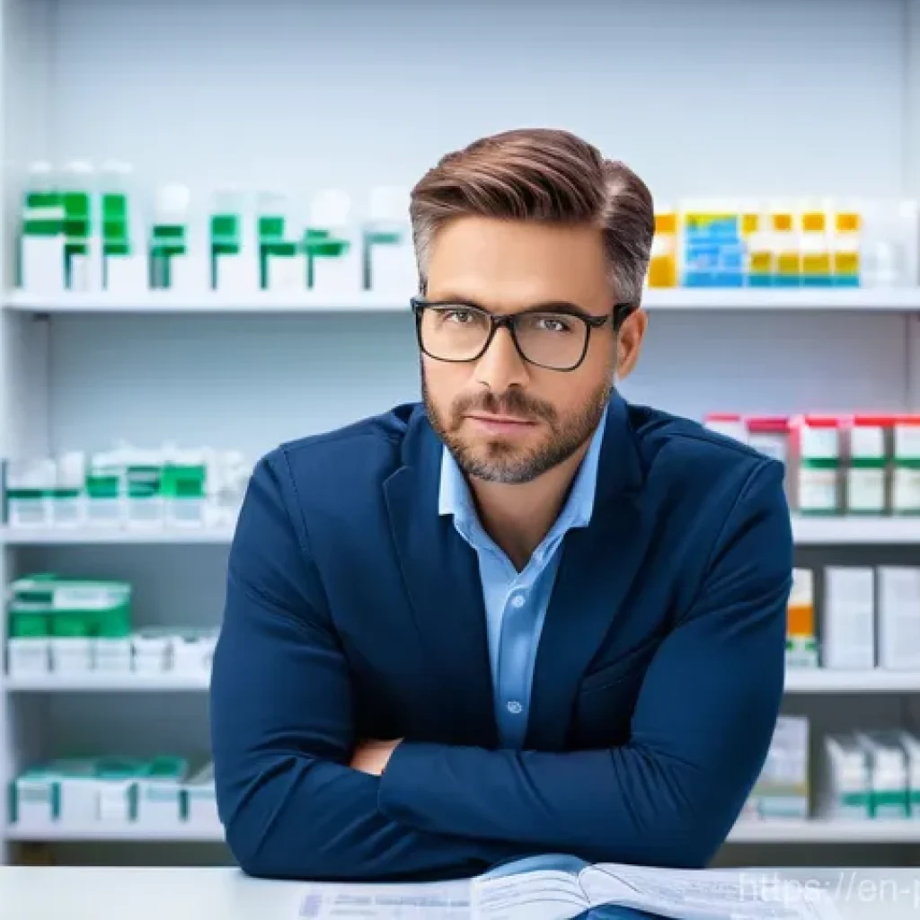 약사 약국 인수 시 고려할 점 - **Prompt: Diligent Pharmacy Owner Analyzing Financials**
    "A confident male or female pharmacy ow...