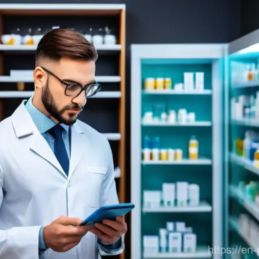 약사 약국 운영 트렌드 - Here are three detailed image prompts in English, designed to capture the essence of modern pharmacy...